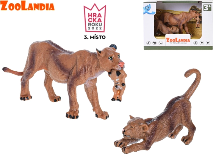 Zoolandia lwica z młodymi – plastikowe figurki do ZOO