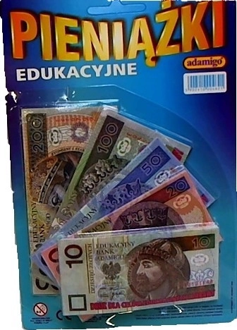 Edukacyjne pieniądze PLN dla dzieci