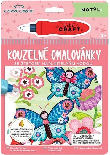 Magiczne kolorowanki Motyle CONCORDE