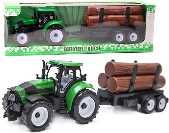 Traktor z przyczepą – 1 szt.