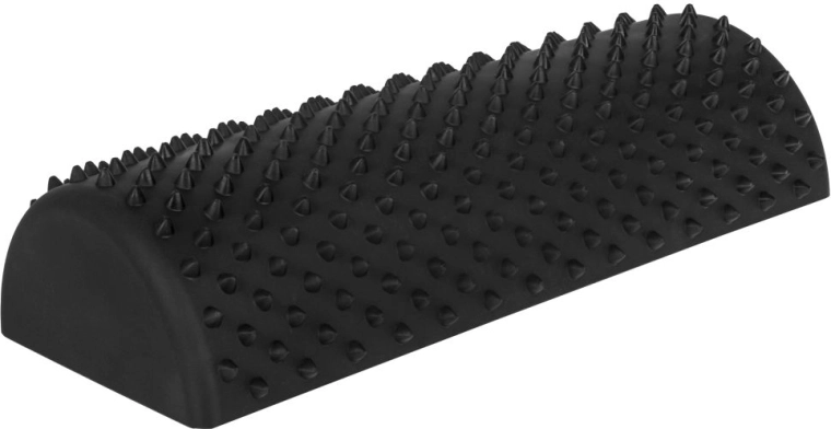 TULLO półwałek do masażu ze stymulującymi wypustkami – czarny