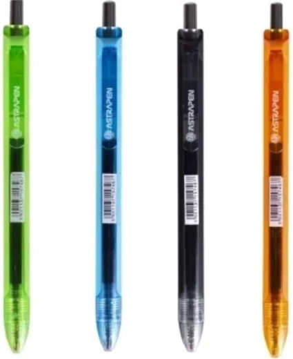 Długopis kulkowy ASTRA Stripes, 0,7 mm, mix kolorów