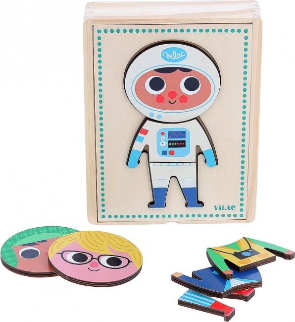 Vilac ubieranka puzzle Jules