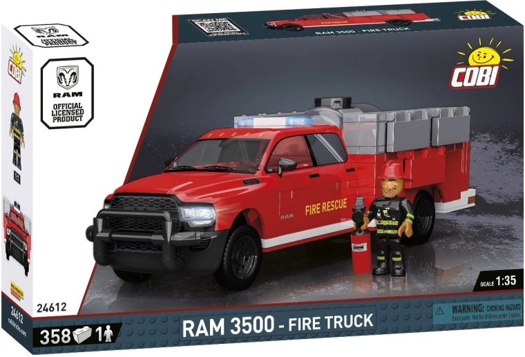 Cobi RAM 3500 straż pożarna 1:35 (358 klocków, figurka)