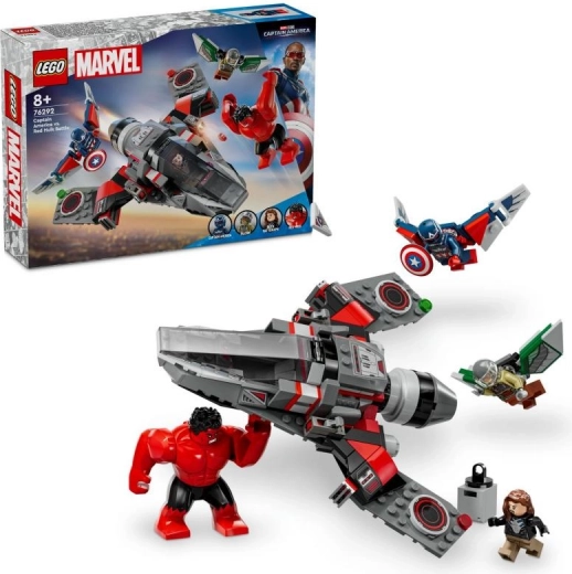 LEGO Marvel Kapitan Ameryka vs Red Hulk – bitwa powietrzna (76292)