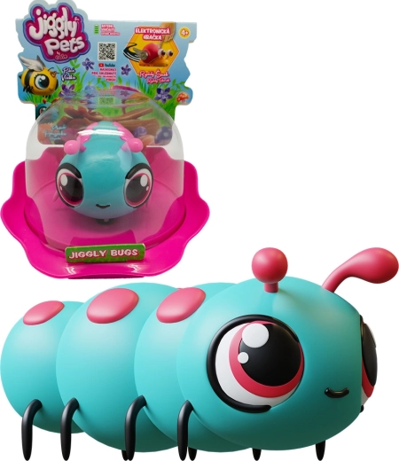 Jiggly Bugs gąsienica niebieska