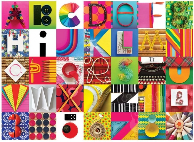 Puzzle Cobble Hill Znaleziona alfabet 1000 elementów