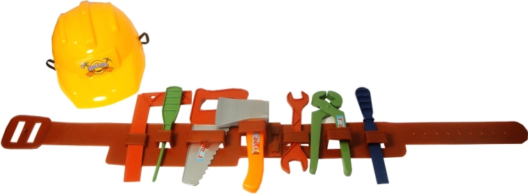 Zestaw narzędzi dla dzieci z kaskiem