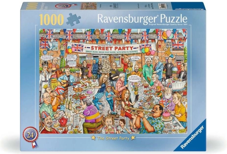 Puzzle Ravensburger Best of British: Uliczne świętowanie 1000 elementów
