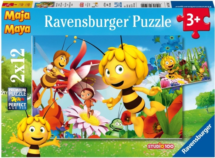 Puzzle Ravensburger Pszczółka Maja 2x12 elementów