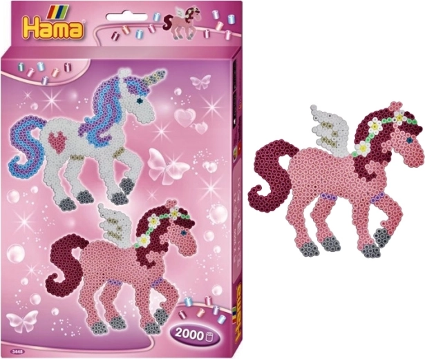 Koraliki do zaprasowywania zestaw prezentowy Magiczne koniki