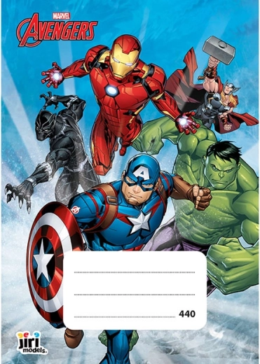 Zeszyt szkolny A4 bez linii Avengers