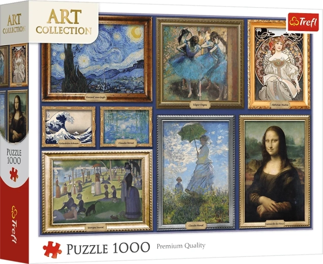 Puzzle Trefl Art Collection: kolekcja mistrzowskich dzieł sztuki 1000 elementów