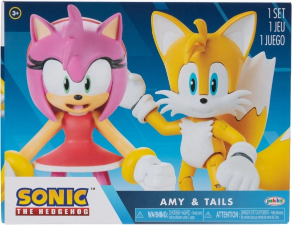 Figurki SONIC – Amy i Tails 10 cm