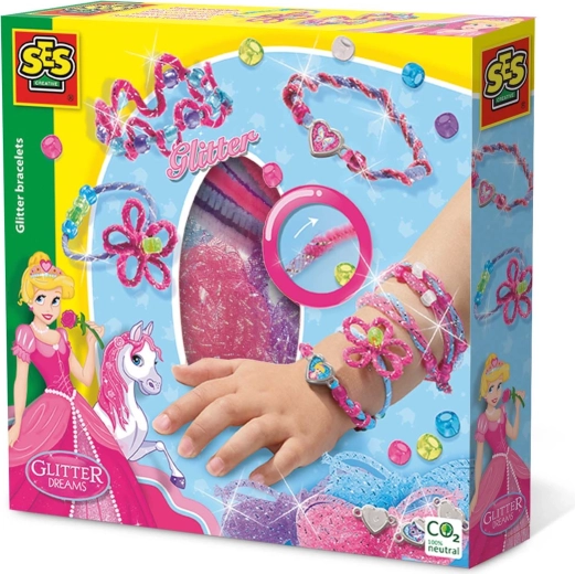 Zestaw do tworzenia błyszczących bransoletek dla księżniczek
