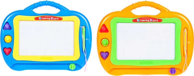 Kolorowa magnetyczna tablica do rysowania Leterki ze stempelkami