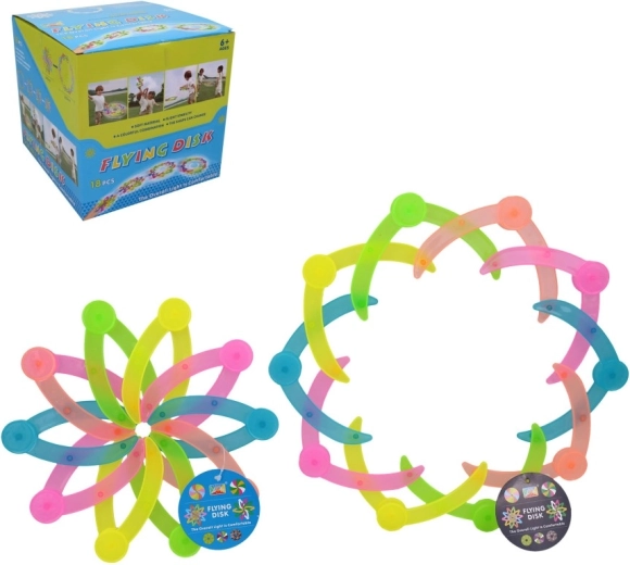 Składany latający talerz 33 cm – pudełko 18 szt.