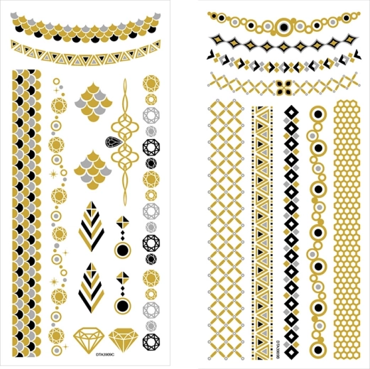 Dziecięce przenośne tatuaże dla dziewczynek – różne rodzaje