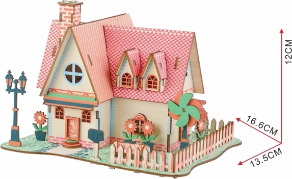 Drewniane 3D puzzle Słonecznikowe posiadłości