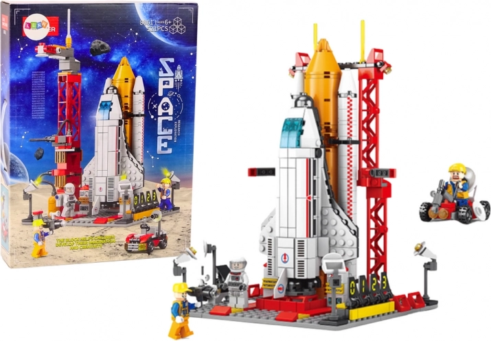 Stacja kosmiczna Klocki konstrukcyjne Statek rakietowy 521 elem.