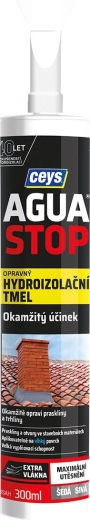 Hydroizolacyjny uszczelniacz AQUA STOP CEYS, szary, 300 ml