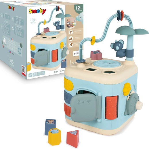 Little Smoby edukacyjna kostka sensoryczna 13 w 1 z uszkodzonym opakowaniem