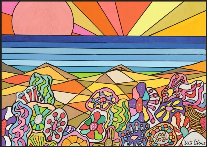 Puzzle Kamienne kwiaty na Hawajach 1000 elementów