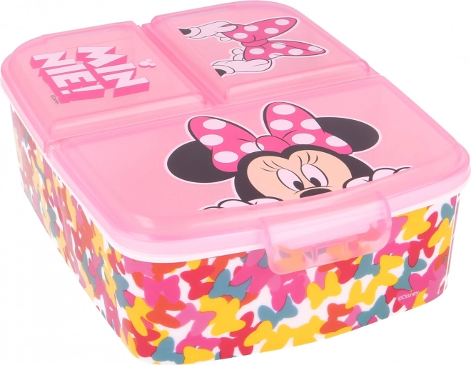 Dziecięcy multi box na drugie śniadanie MINNIE Mouse z przegródkami