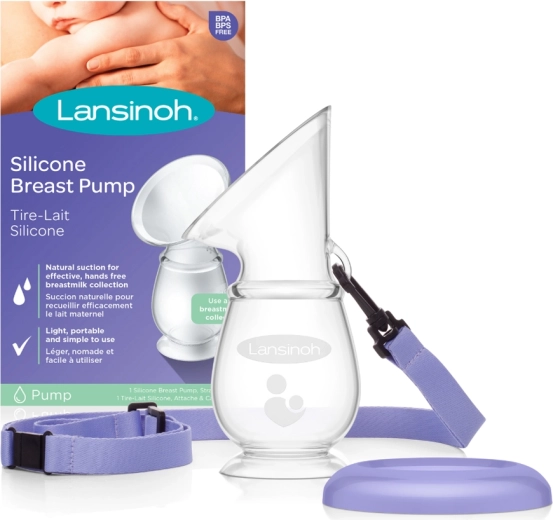 LANSINOH silikonowy kolektor mleka matczynego