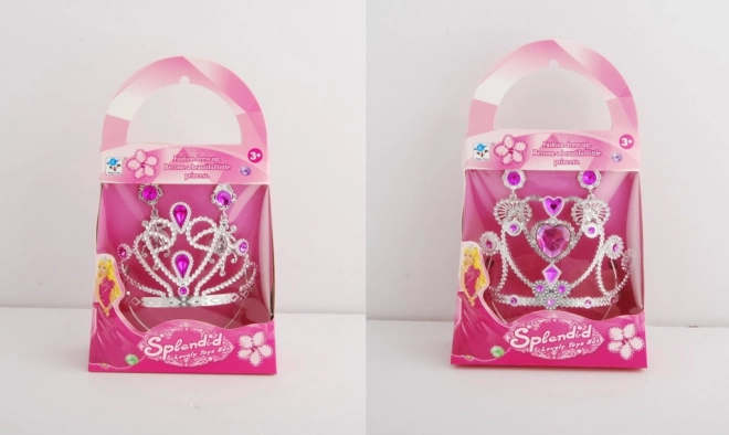 Biżuteria dla księżniczki różowy zestaw