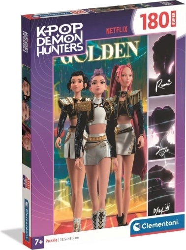 Puzzle Clementoni Super K‑Pop Demon Hunters 180 elementów