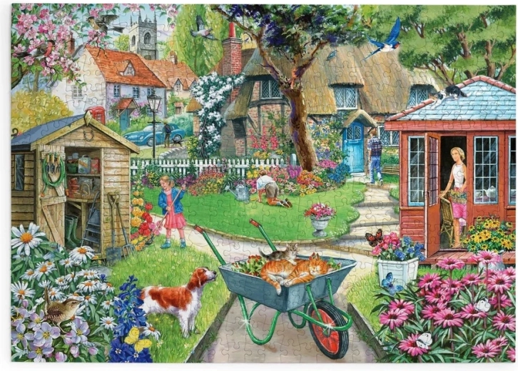 House of Puzzles Kwitnący ogród – puzzle z 500 dużymi elementami