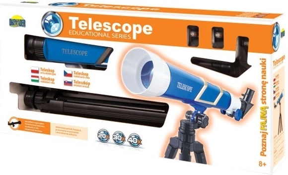 Teleskop z trzema obiektywami