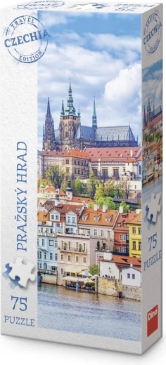 Dino panoramiczne puzzle edycja turystyczna Czechy – Zamek Praski (75 elementów)