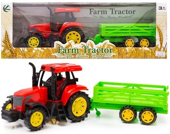 Traktor z przyczepą - 1 szt.