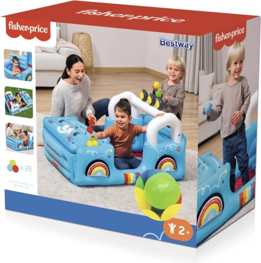 Nadmuchiwany samochód do zabawy z piłeczkami FISHER-PRICE Safari