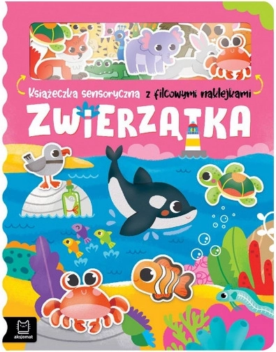 Zwierzątka – sensoryczna książeczka z filcowymi naklejkami