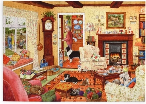 Puzzle House of Puzzles Herbata o piątej, 500 dużych elementów