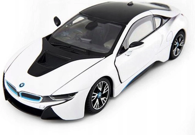 Model samochodu BMW i8 1:24 metalowy biały