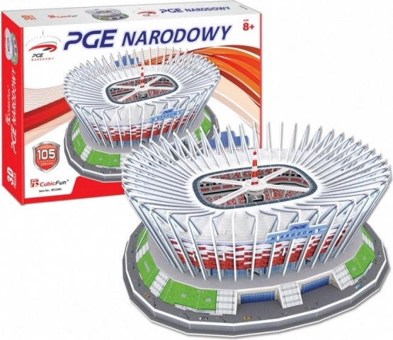 Puzzle 3D Narodowy Stadion w Warszawie 105 elementów