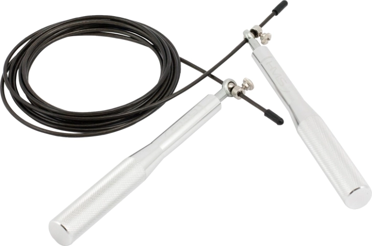 Szybka aluminiowa skakanka HMS SK52, srebrna