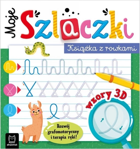 Moje kreskowanie – książka z rowkami i wzorami 3D