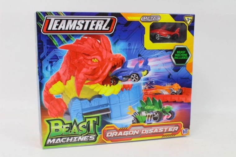 Teamsterz Beast Machines Smocza Zagłada – zestaw wyrzutni z autkiem