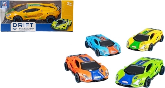 Sportowy samochód do driftu z napędem bezwładnościowym