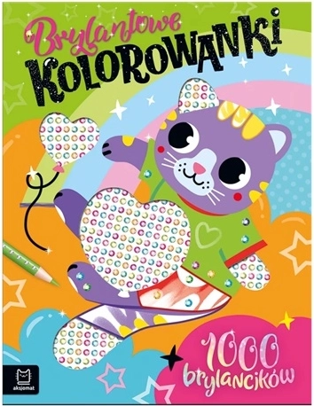 Brylantowe kolorowanki z kotkiem – 1000 naklejanych kryształków