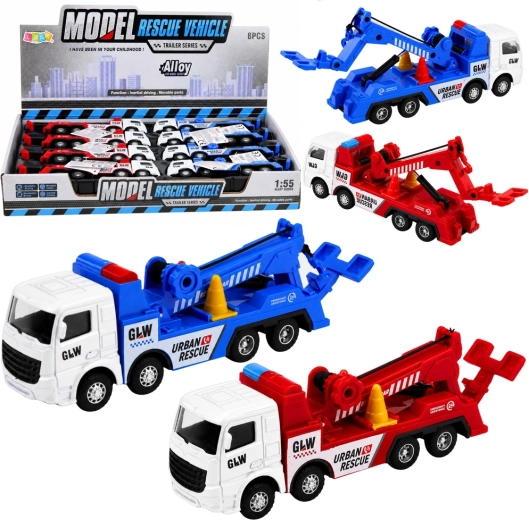 Laweta z wysięgnikiem 1:55 z metalową kabiną i regulowanym hakiem