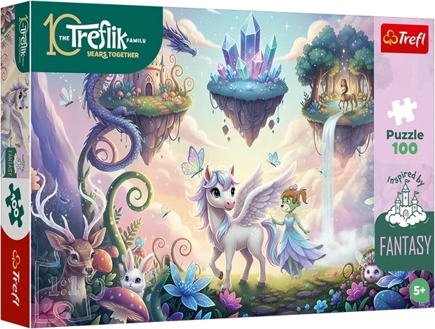 Puzzle 100 elementów Inspired By Fantasy: Magiczne światy