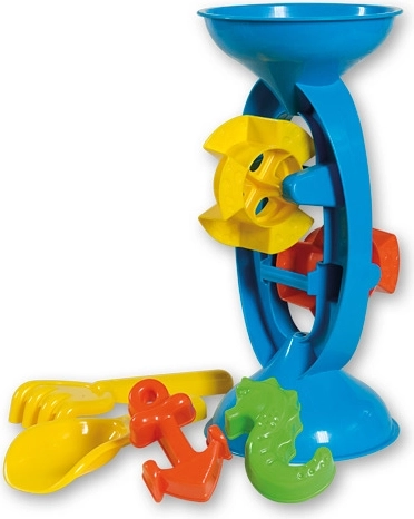 Młynek do wody do piasku 28 cm z zestawem akcesoriów
