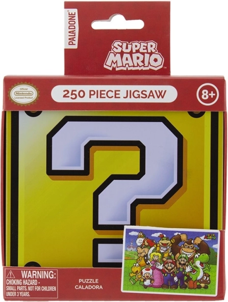 Puzzle Super Mario 250 elementów w metalowym pudełku