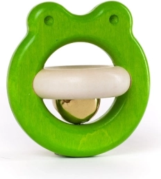 Drewniana grzechotka żabka BAJO
